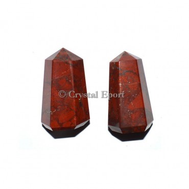 Red Jasper Tower from Crystal Points